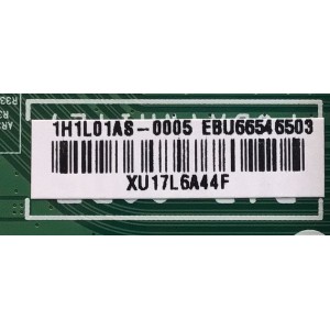 MAIN PARA TV LG NUMERO DE PARTE EBU66546503 / EAX69715101 / 1H1L01AS-005 / XU17LGA44F / PANEL NC430DQG-ABKX3 / MODELO 43UP7560AUD.BUSGLJM / 43UP7560AUD
